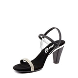 Black Strappy Sandals By Onex Shoes